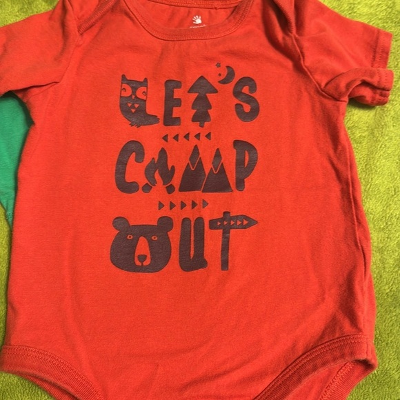 14 pieces Boys 6-9 month Bundle Camp and Dino Mickey Tee Pants and Body Suits - Picture 2 of 11